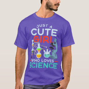 Camiseta Laboratório De Química Cientista Apenas Uma Garota