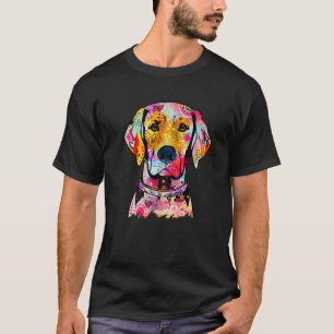 Camiseta Laboratório de Retratos Colorido do Abstrato Labra