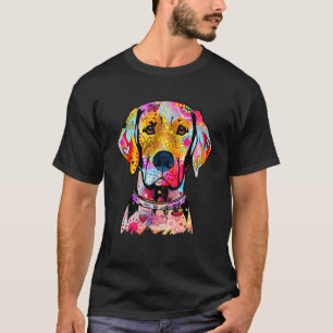 Camiseta Laboratório de Retratos Colorido do Abstrato Labra