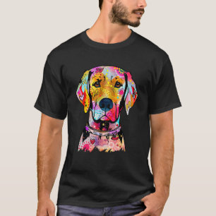 Camiseta Laboratório de Retratos Colorido do Abstrato Labra