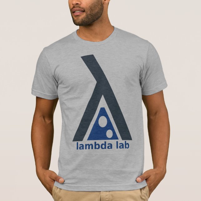 Camiseta laboratório do lambda (Frente)