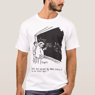 Camiseta Laboratório explícito Hu da matemática da ciência