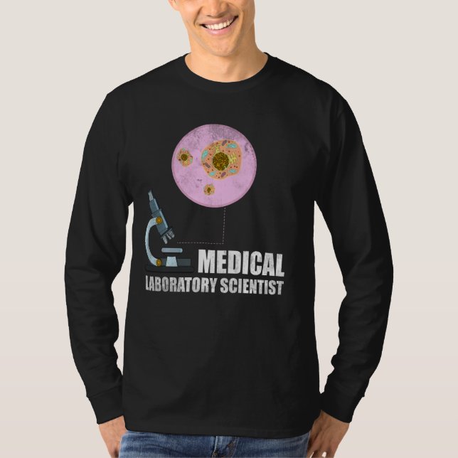 Camiseta Laboratório Médico do Laboratório de Laboratório d (Frente)
