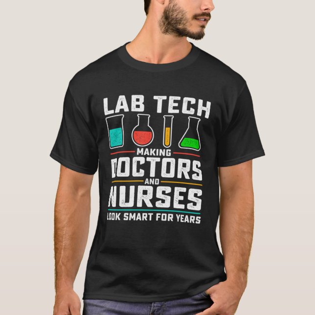 Camiseta Laboratório Médico legal Lab Tech Men (Frente)