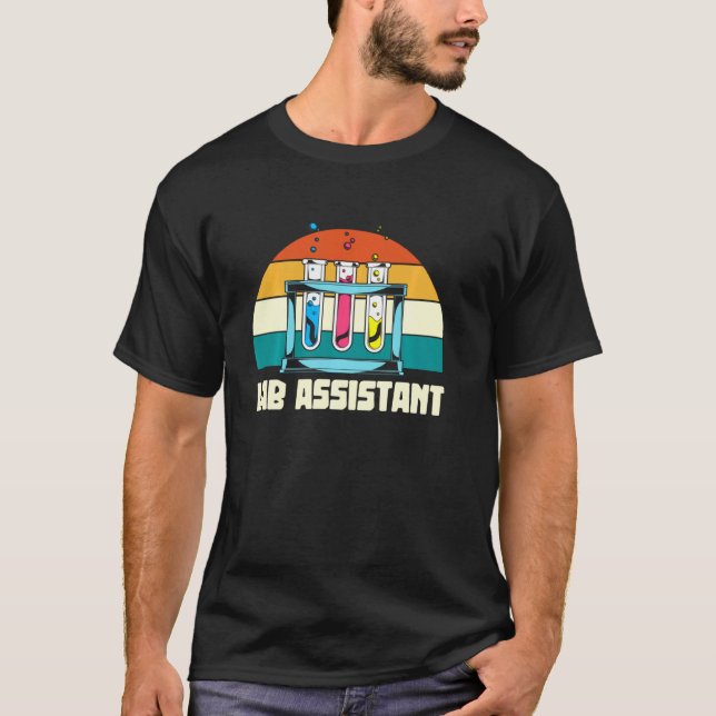 Camiseta Laboratório Médico Retro Laboratório de Estudos Té (Frente)