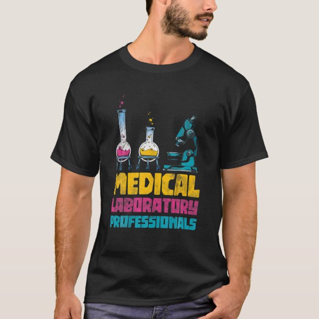 Camiseta Laboratório Médico Técnico do Laboratório Med Lab  (Frente)