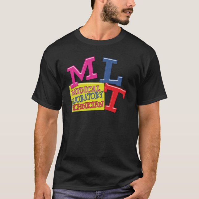 CAMISETA LABORATÓRIO MLT WHIMSICAL FUN ACRONYM LETTERS (Frente)