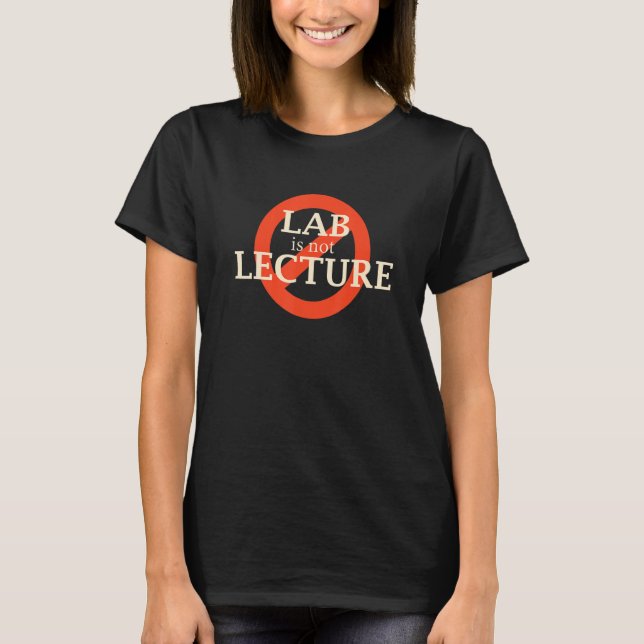 Camiseta Laboratório Não é Aula (Frente)
