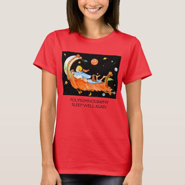 CAMISETA LABORATÓRIO POLYSOMNOGRAPHY DO SONO (Frente)