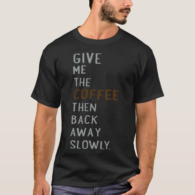 Camiseta laboratório preto de cabeça de café (Frente)