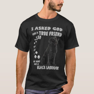 Camiseta Laboratório Preto Dizendo Mãe Impressão Pai Cuja L