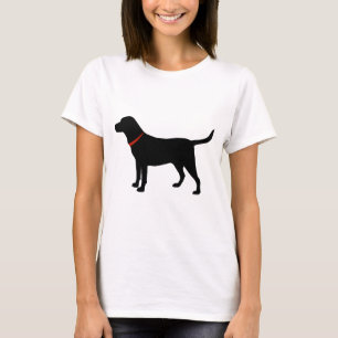 Camiseta laboratório preto, labrador retriever