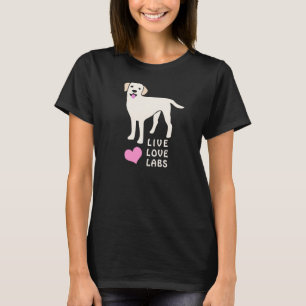 Camiseta Laboratórios de Amor ao Vivo - Labrador Bonito