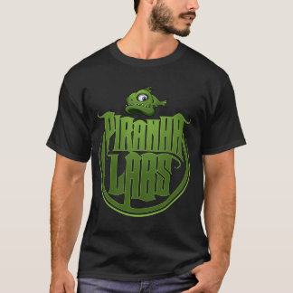 Camiseta Laboratórios do Piranha - logotipo da crista