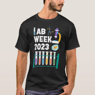 Camiseta Laboratórios Semana 2023 Trabalhadoras Funny Techn
