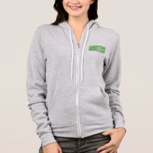 Laboratórios Unidos, Zip Front Hoodie, mulheres