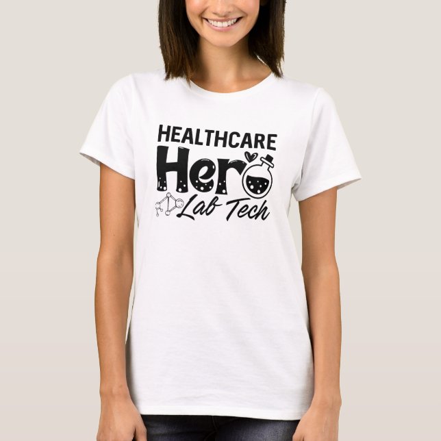Camiseta Laboratory Technician Healthcare Hero Lab Tech (Frente)