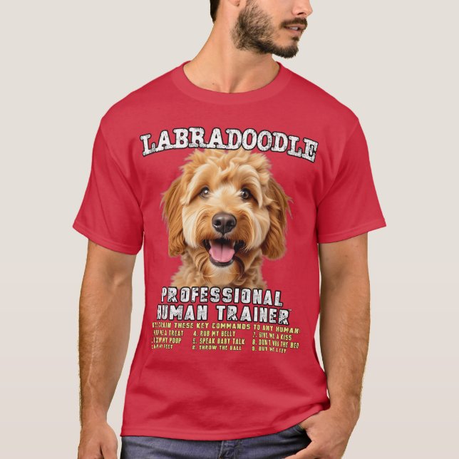 Camiseta Labradle Professional Hurainer Labra Doodle creati (Frente)