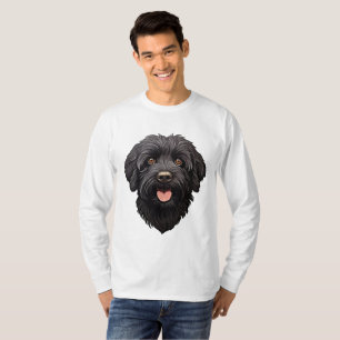 Camiseta Labradoodle Black Dog