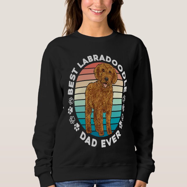 Camiseta Labradoodle Dog  Best Labradoodle Dad Ever (Frente)