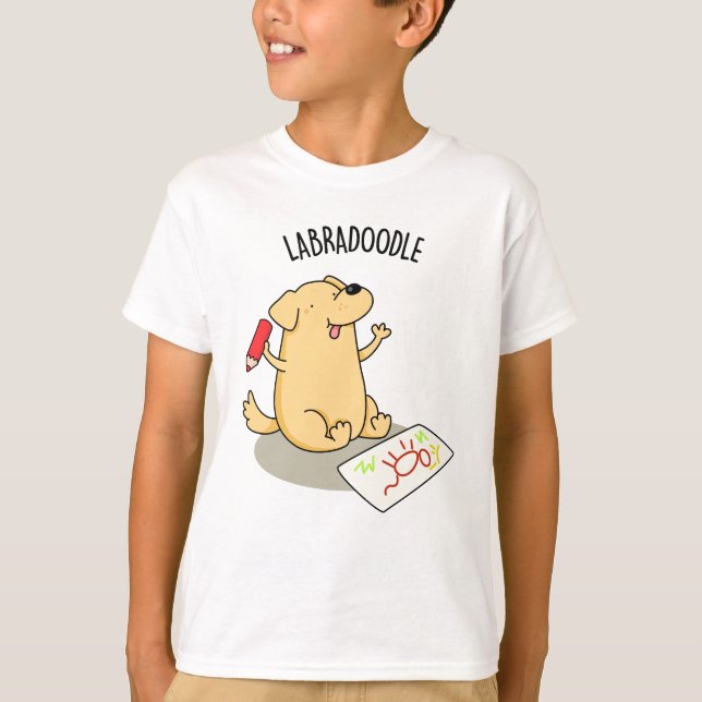Camiseta Labradoodle Funny Labrador Dog Pun (Frente)