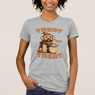 Camiseta Labradoodle Halloween Dog Costume �Treat or Treat�