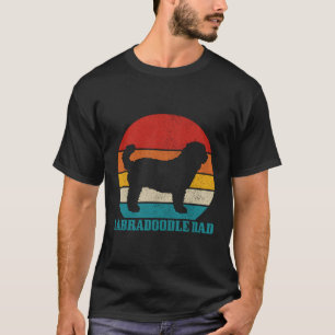 Camiseta Labradoodle Pai Vintage - Dono do Cachorro Retro