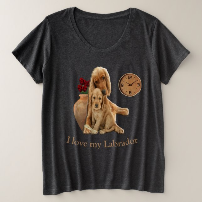 Camiseta Labrador (Frente do Design)
