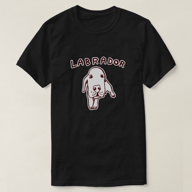 Camiseta labrador (Frente do Design)