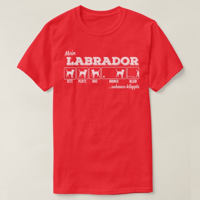 Camiseta Labrador 2 (Frente do Design)
