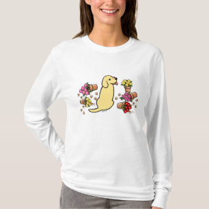 Camiseta Labrador amarelo pernicioso