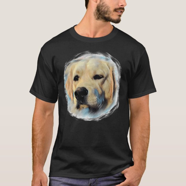 Camiseta Labrador Amarelo Retriever 33 (Frente)