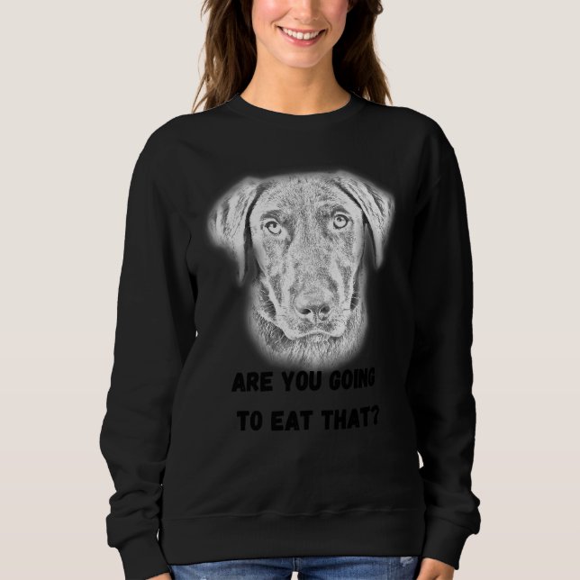 Camiseta Labrador ativo com fome (Frente)