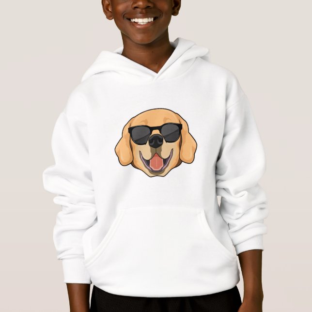 Camiseta Labrador com óculos de sol (Frente)