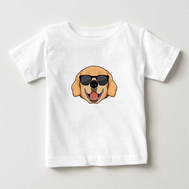 Camiseta Labrador com óculos de sol (Frente)