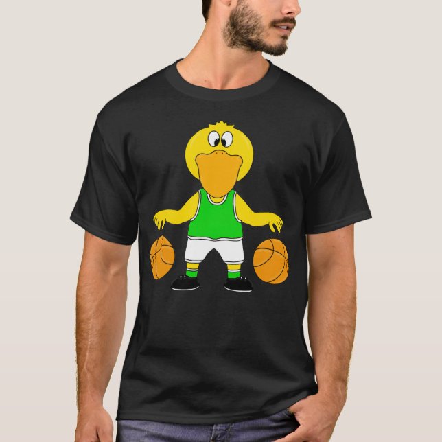 Camiseta Labrador de aquarela de animais DUCK (Frente)