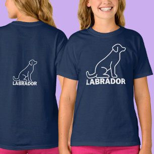 Camiseta Labrador Dog, Labrador Retriever, Red Lab