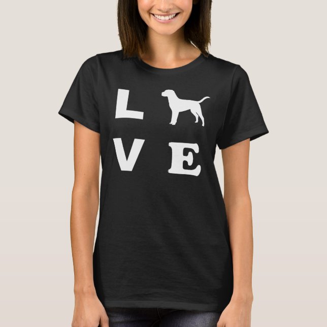 Camiseta Labrador Dog Love (Frente)