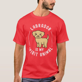 Camiseta Labrador É Meu Amigo Animal Espiritual
