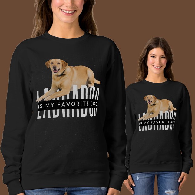 Camiseta Labrador É Meu Cachorro Favorito (Criador carregado)