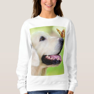 Camiseta Labrador E Travesseiro decorativo De Borboleta