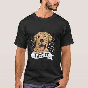 Camiseta Labrador EU COMI Labrador Retriever Cachorro Engra