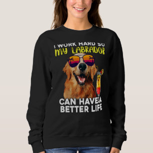 Camiseta Labrador Eu Trabalho Duro Para Que Meu Laboratório