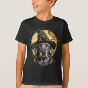 Camiseta Labrador Feminino de Halloween Engraçado Cachorro