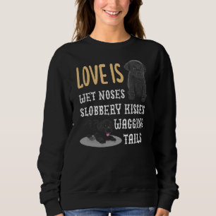 Camiseta Labrador Love Is WWWingby Nose Slobbery Kisses Wag