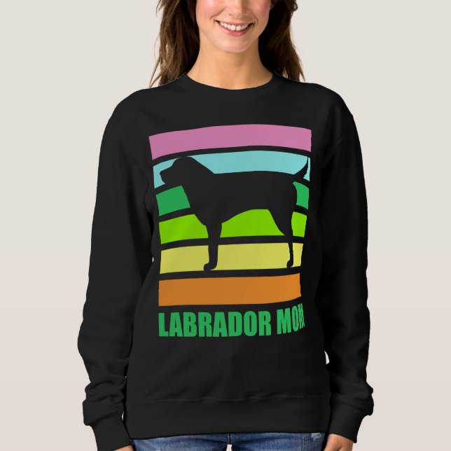 Camiseta Labrador Mãe Retro (Frente)