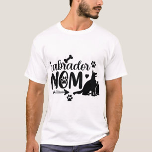 Camiseta Labrador Mãe SVG � Silhueta de Cachorro & Desenho