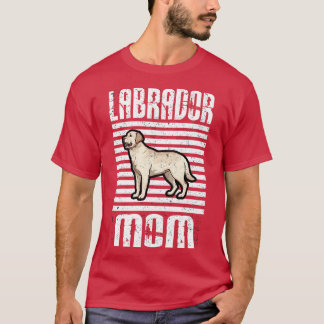 Camiseta Labrador Mamãe Orgulhosa Cães