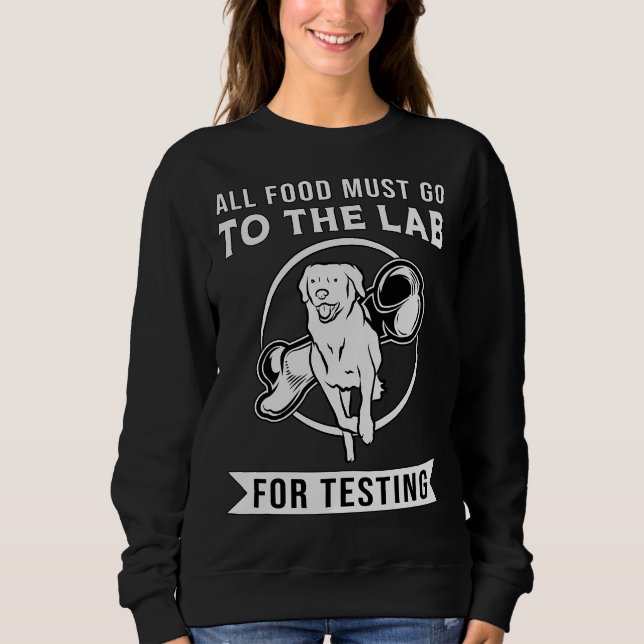 Camiseta Labrador O Laboratório Para Testar O Cão De Retrie (Frente)