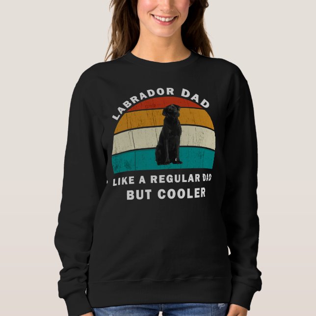 Camiseta Labrador Pai Como Um Pai Regular Mas Mais Frio (Frente)